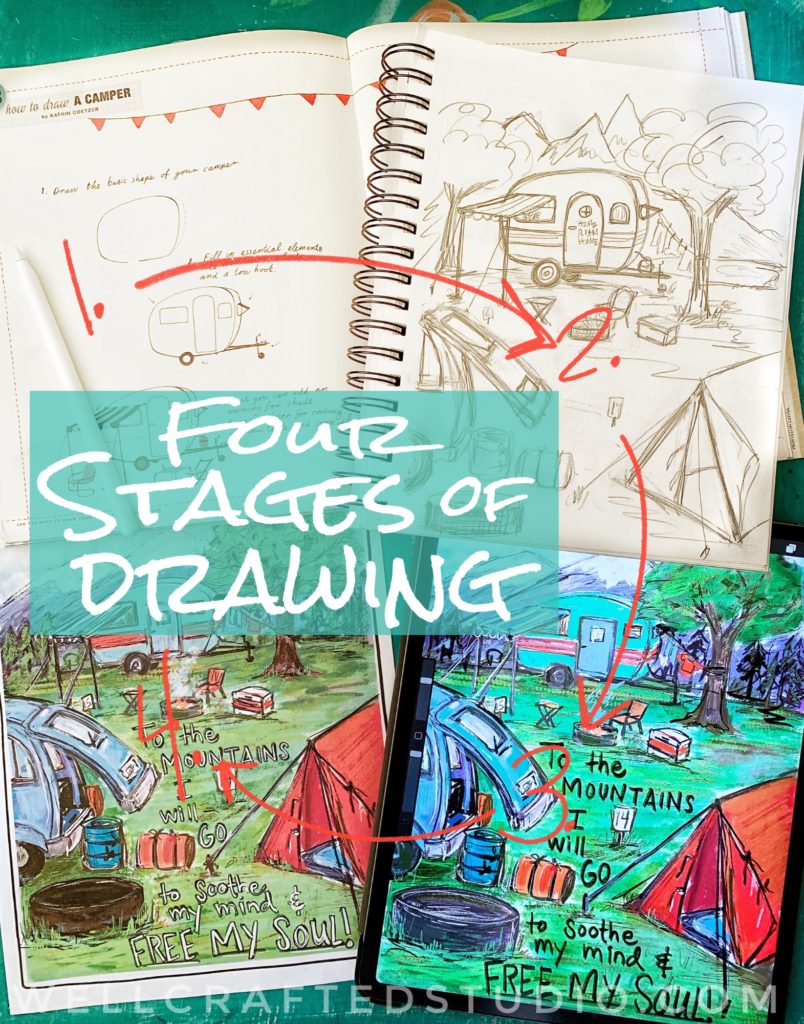 https://wellcraftedstudio.com/wp-content/uploads/2019/08/Four-Stages-of-Drawing-804x1024.jpg