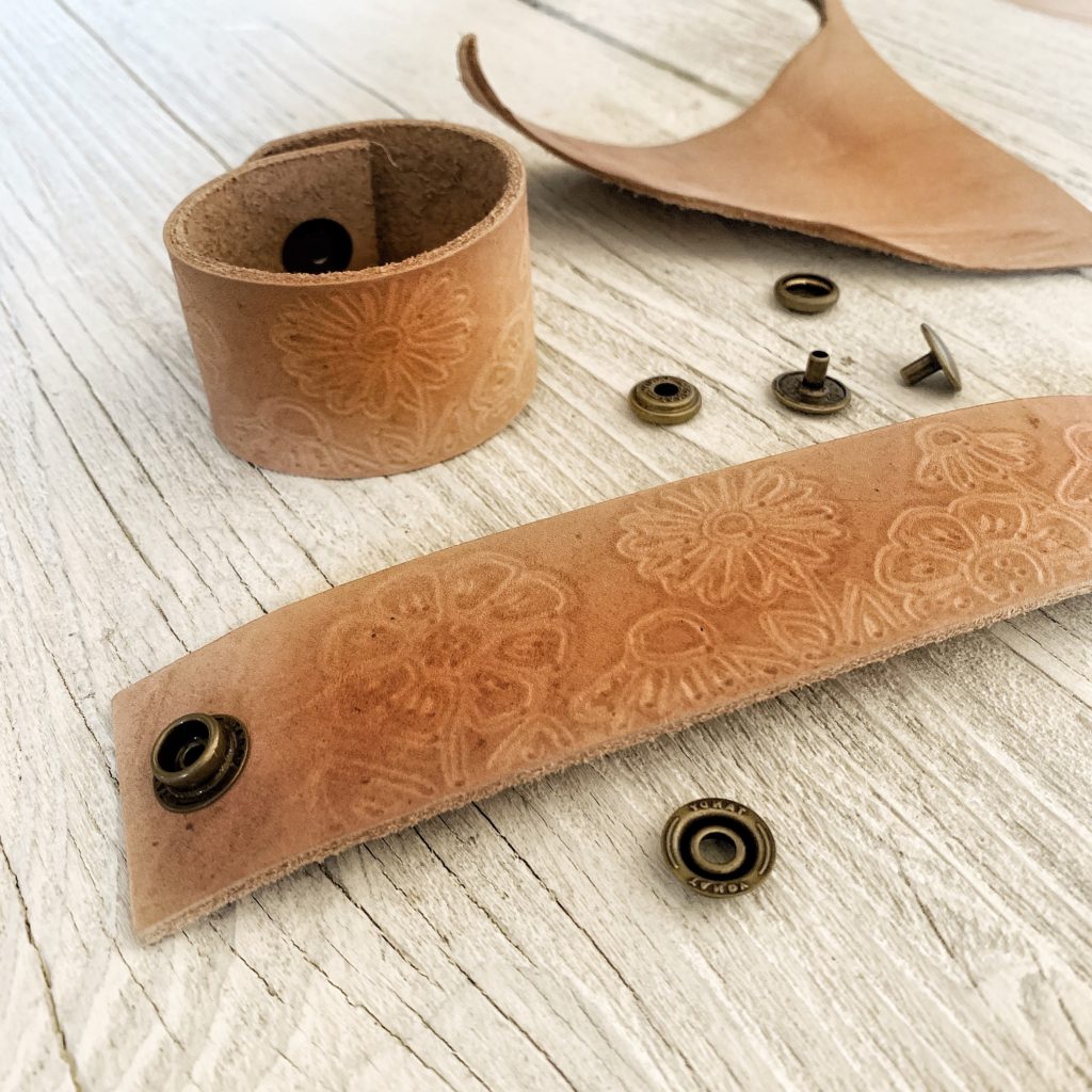 How to Make a DIY Leather Cuff Bracelet with the Cricut Debossing