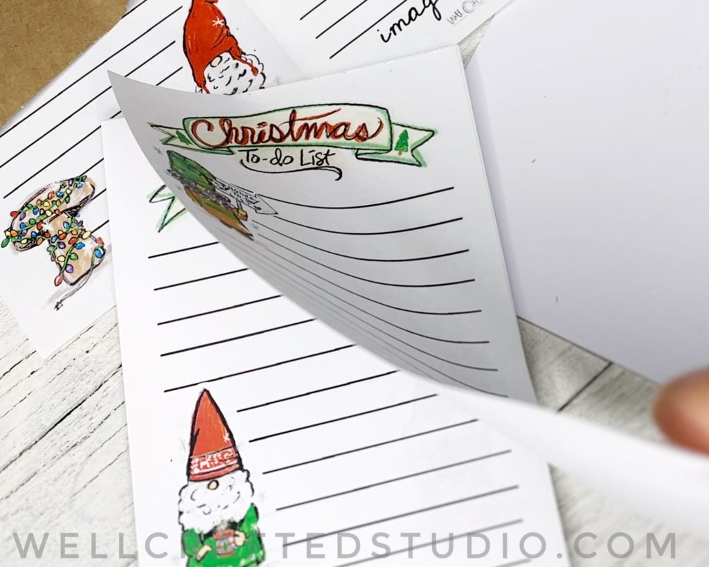 How to Make a DIY Tear-Off Notepad - Well Crafted Studio