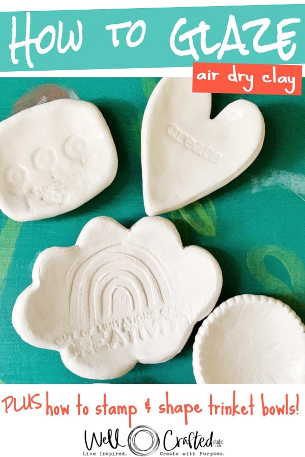 DIY Glaze For Air Dry Clay Story - Gathering Beauty