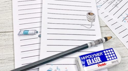 DIY Tear-Off Memo Pad Tutorial | How to make a tear-or memo pad | DIY notepad craft