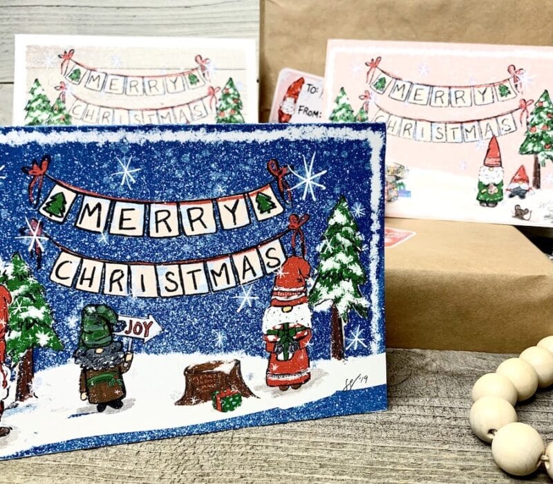 how to make christmas cards