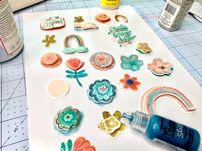 How to Make 3D Layered Stickers on Procreate with Cricut - Well Crafted  Studio