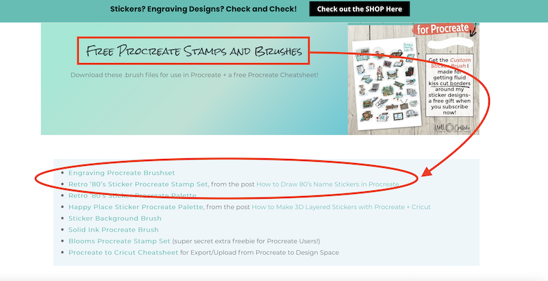 is the procreate app and cricut design space compatible