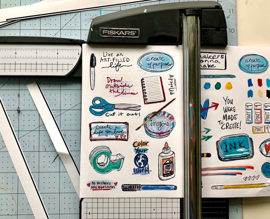 How To Make Perfect Stickers EVERY TIME, Print Then Cut