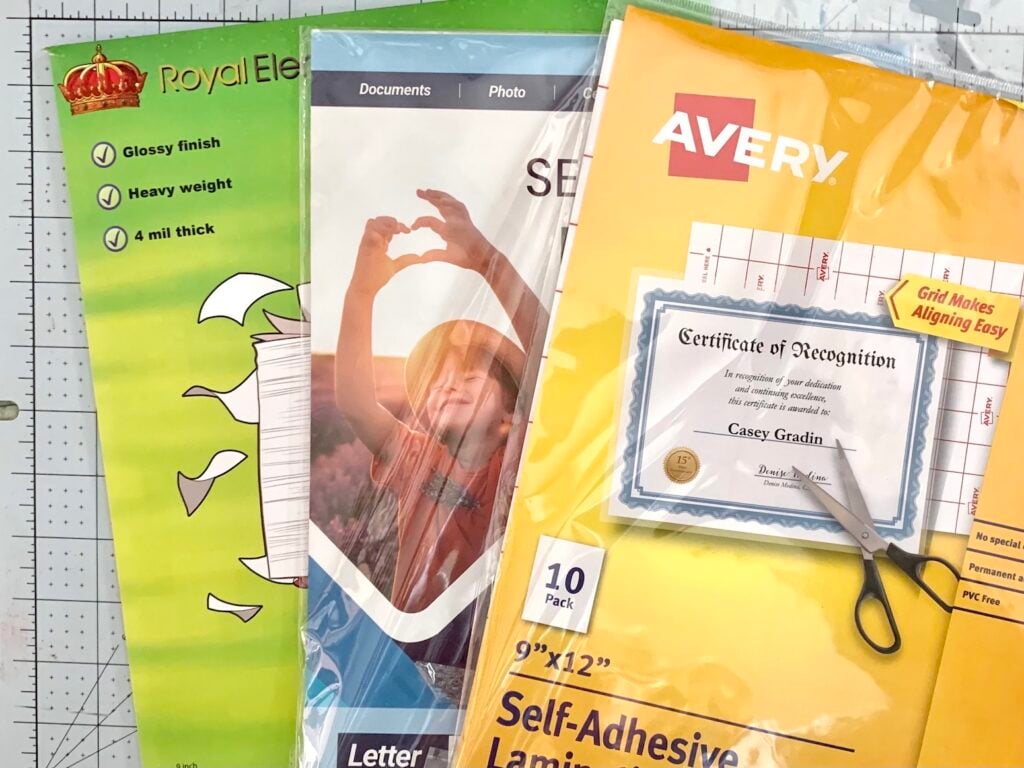 Avery® Self-Adhesive Lamination