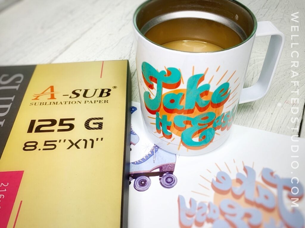 Image Right Mug-Sized Sublimation Printing Transfer Paper