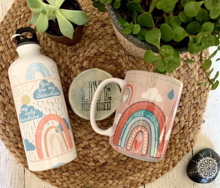 Make Water Bottles with Cricut Mug Press DIY Hack Well Crafted Studio