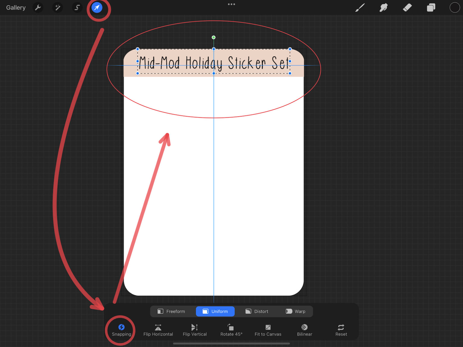 How to Make Sticker Backing Sheets with Procreate and Cricut Well
