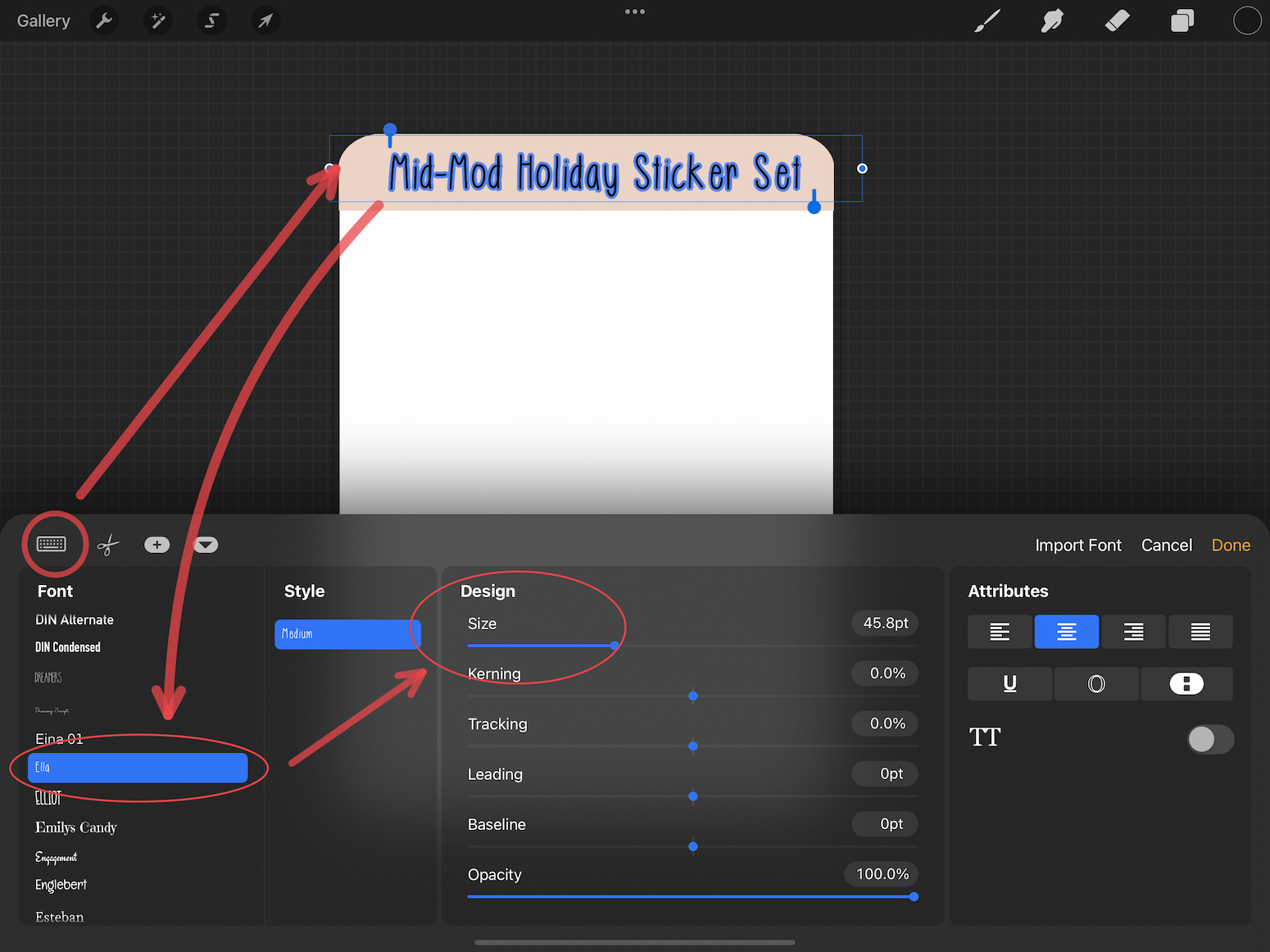 How to Make Sticker Backing Sheets with Procreate and Cricut Well