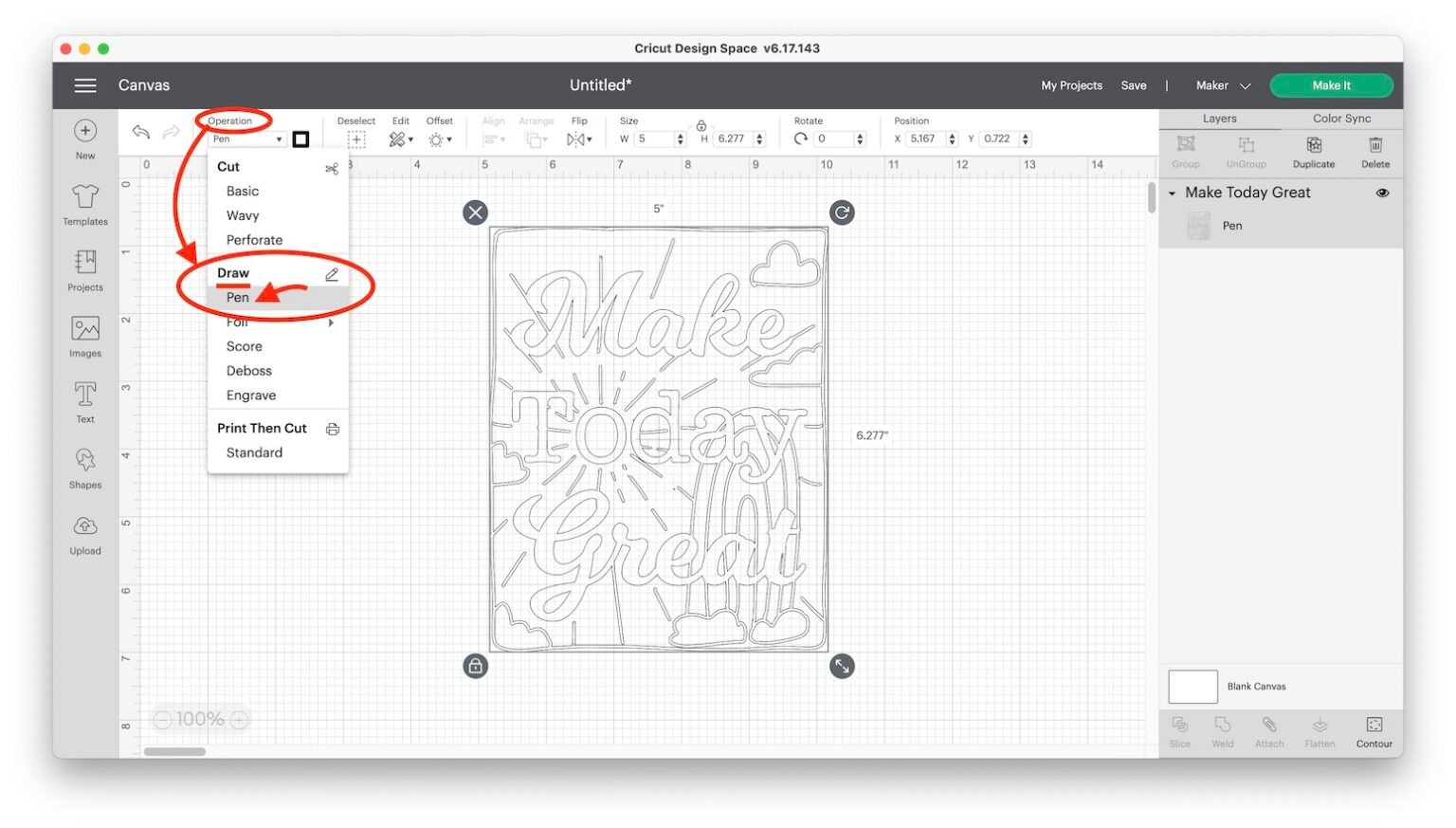 How to DIY a PaintyourOwn Canvas with Procreate + Cricut Well
