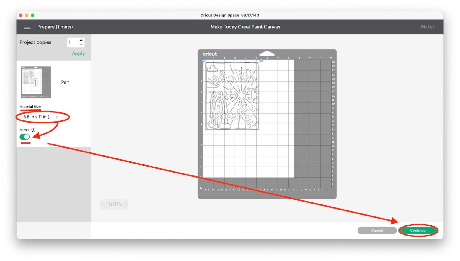 How to DIY a PaintyourOwn Canvas with Procreate + Cricut Well