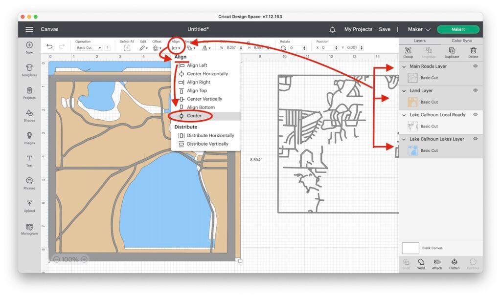 Trick for Aligning Multiple Layers of Vinyl // Cricut Tip & Trick