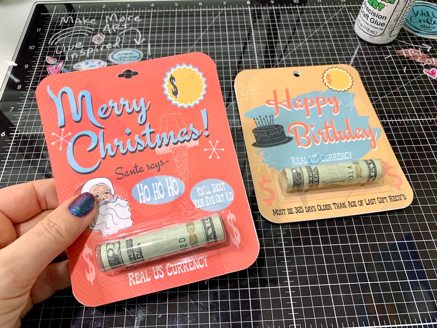 DIY Money Roll Gift Cards with Cricut Well Crafted Studio